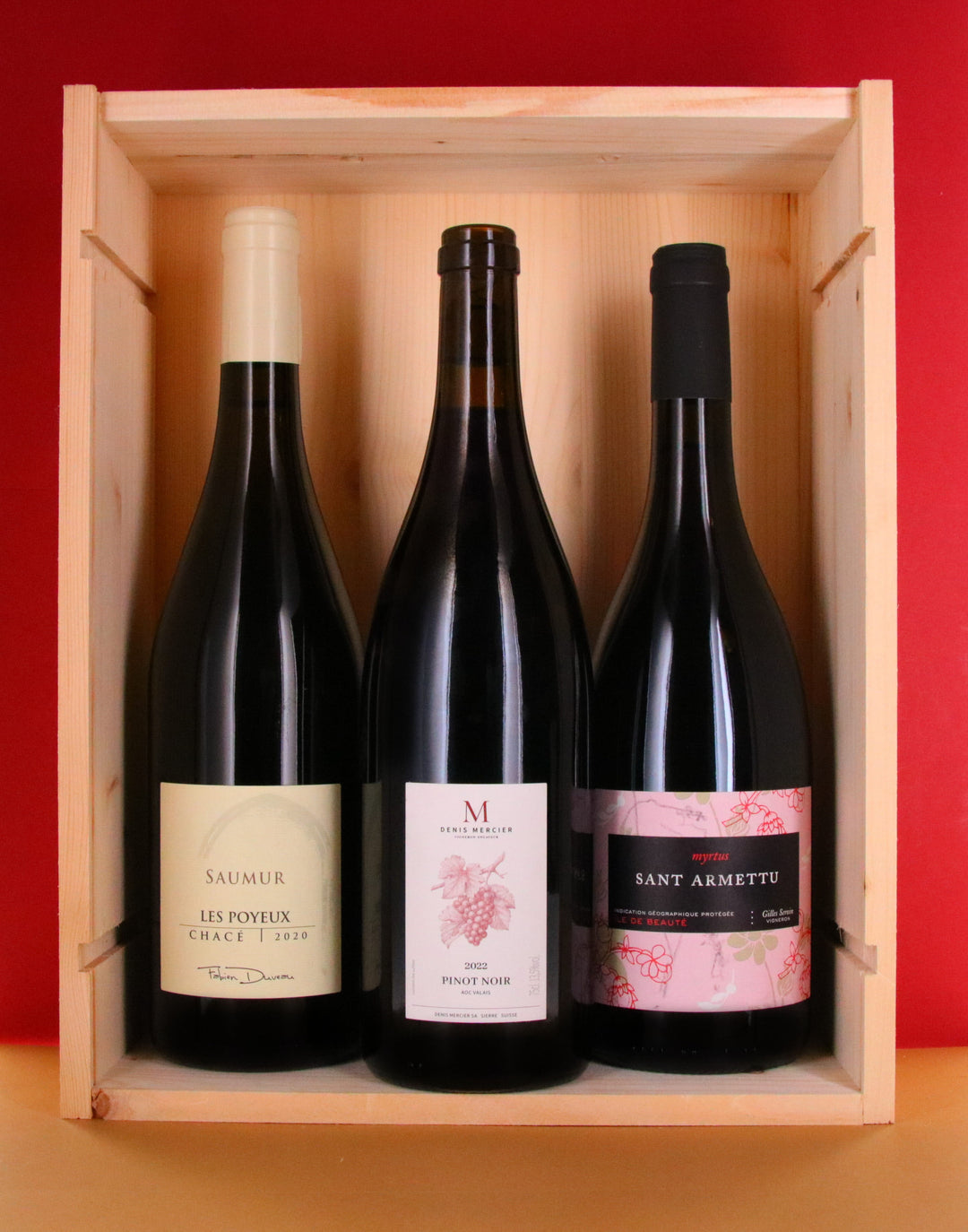 Für aufstrebende Weinliebhaber – Set mit 3 Flaschen