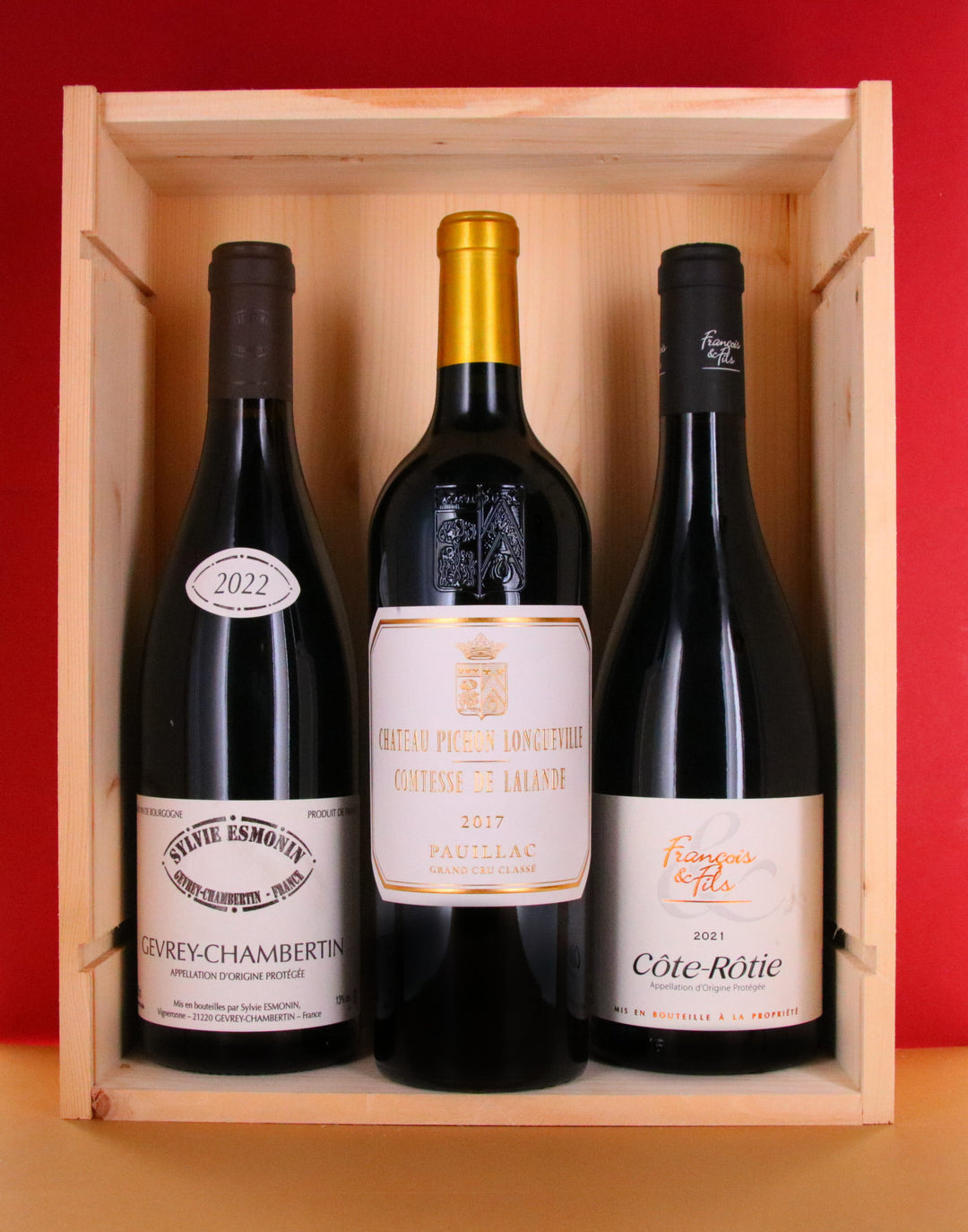 Pour les amoureux du terroir français - Coffret 3 bouteilles