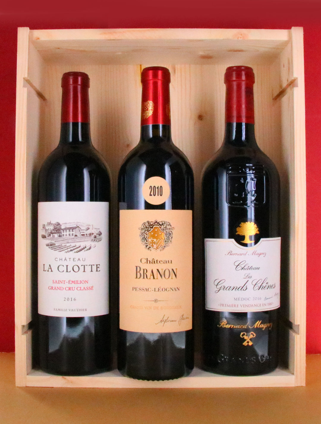 Entdeckung des Bordelais – 3‑Flaschen‑Geschenkbox