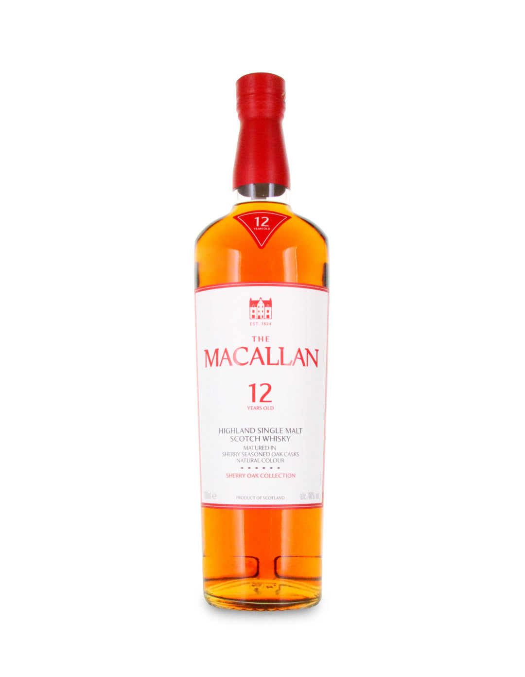 Macallan - Highland Single Malt Whisky "Sherry Cask" 12 Ans