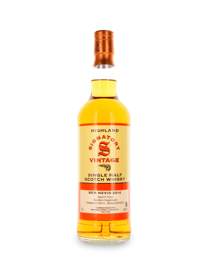 Ben Nevis - Highland Single Malt Whisky "Hogshead" 9 Ans
