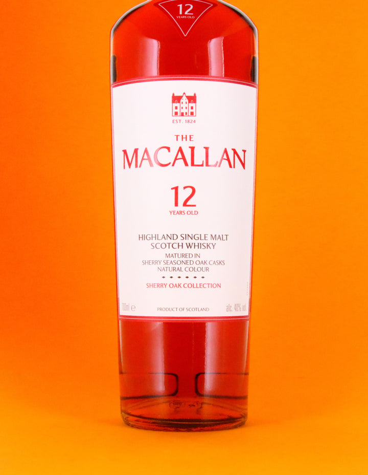 Macallan - Highland Single Malt Whisky "Sherry Cask" 12 Ans