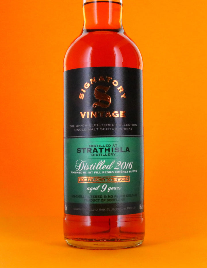 Signatory Vintage - Speyside Single Malt Whisky - Strathisla 9 Ans