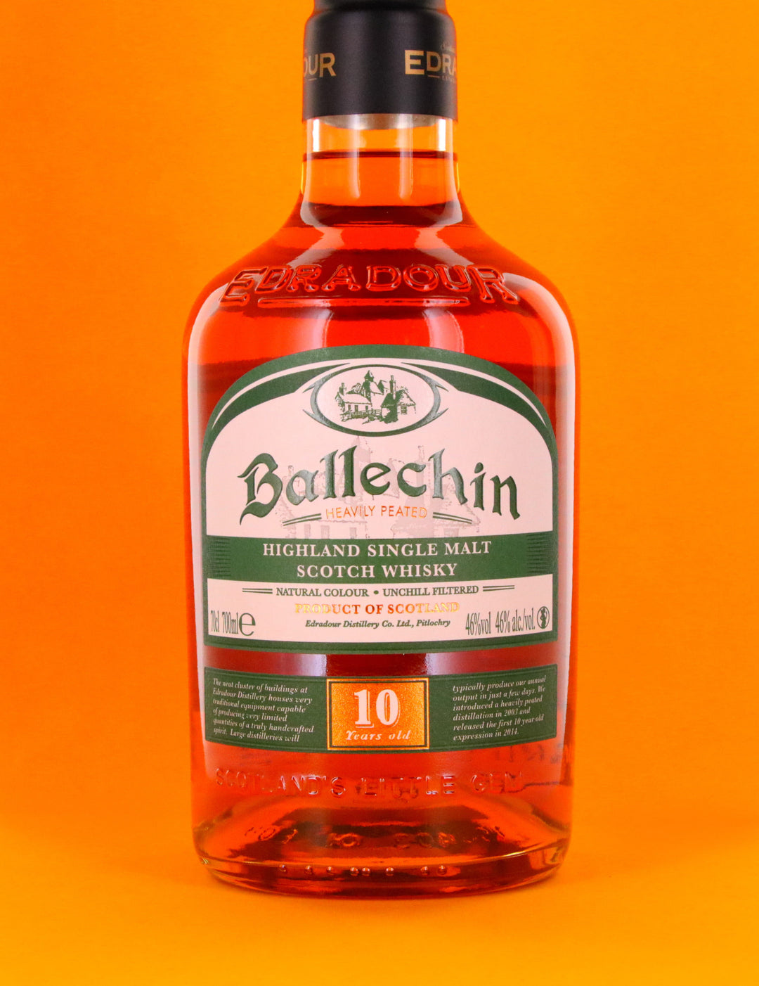 Ballechin - Highland Single Malt Whisky 10 Ans