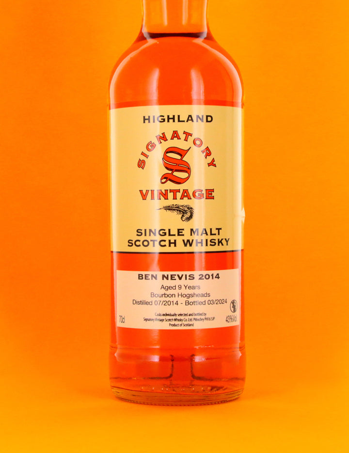 Ben Nevis - Highland Single Malt Whisky "Hogshead" 9 Ans