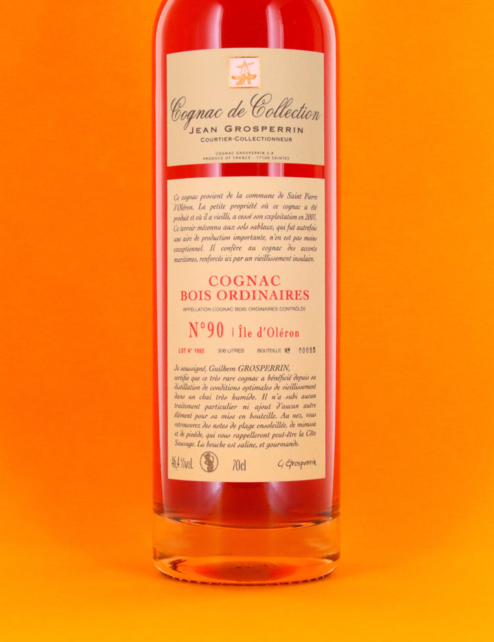 Jean Grosperrin - Cognac Bois Ordinaire "N°90 - Île d'Oléron"