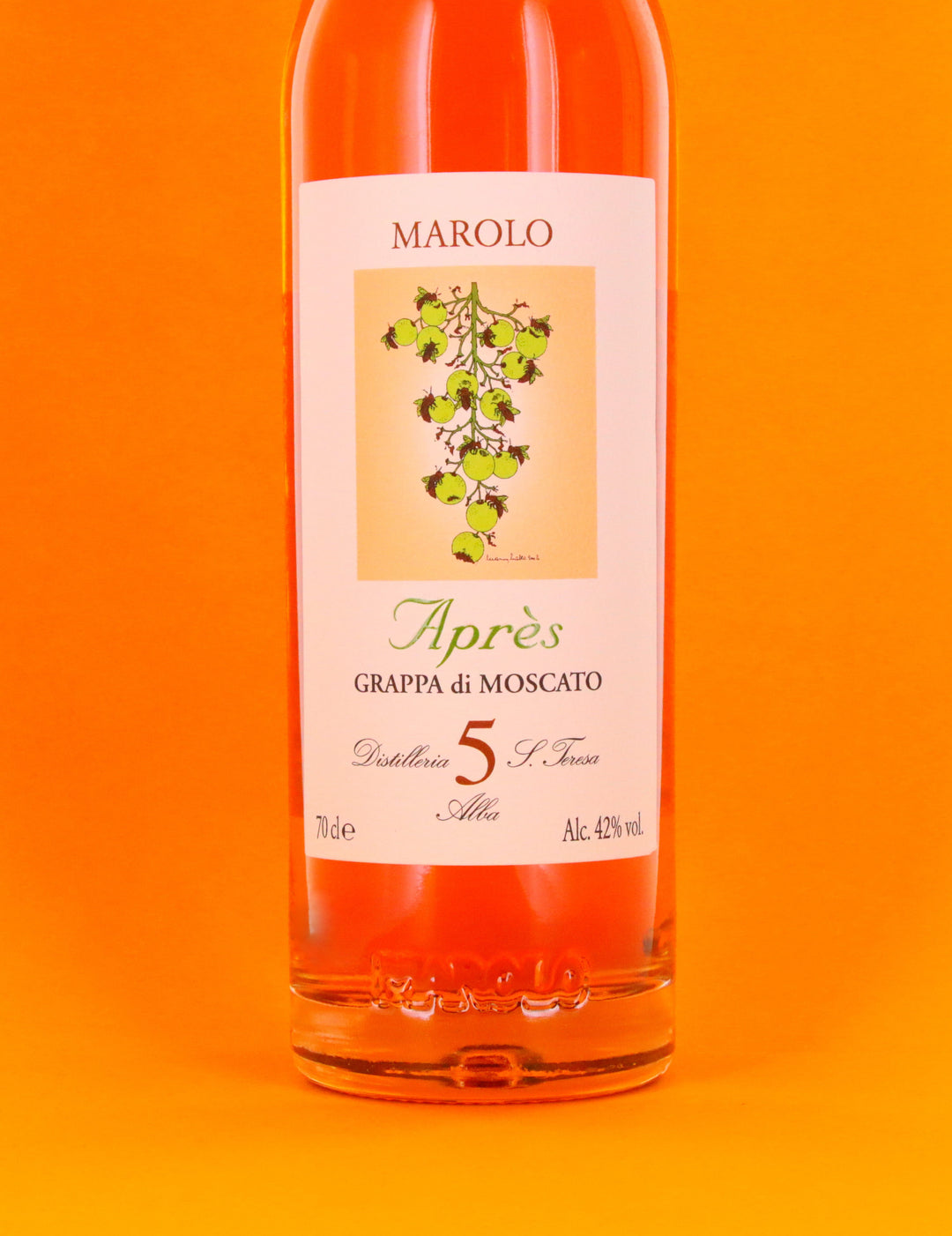 Marolo - Grappa di Moscato "5 Ans après"