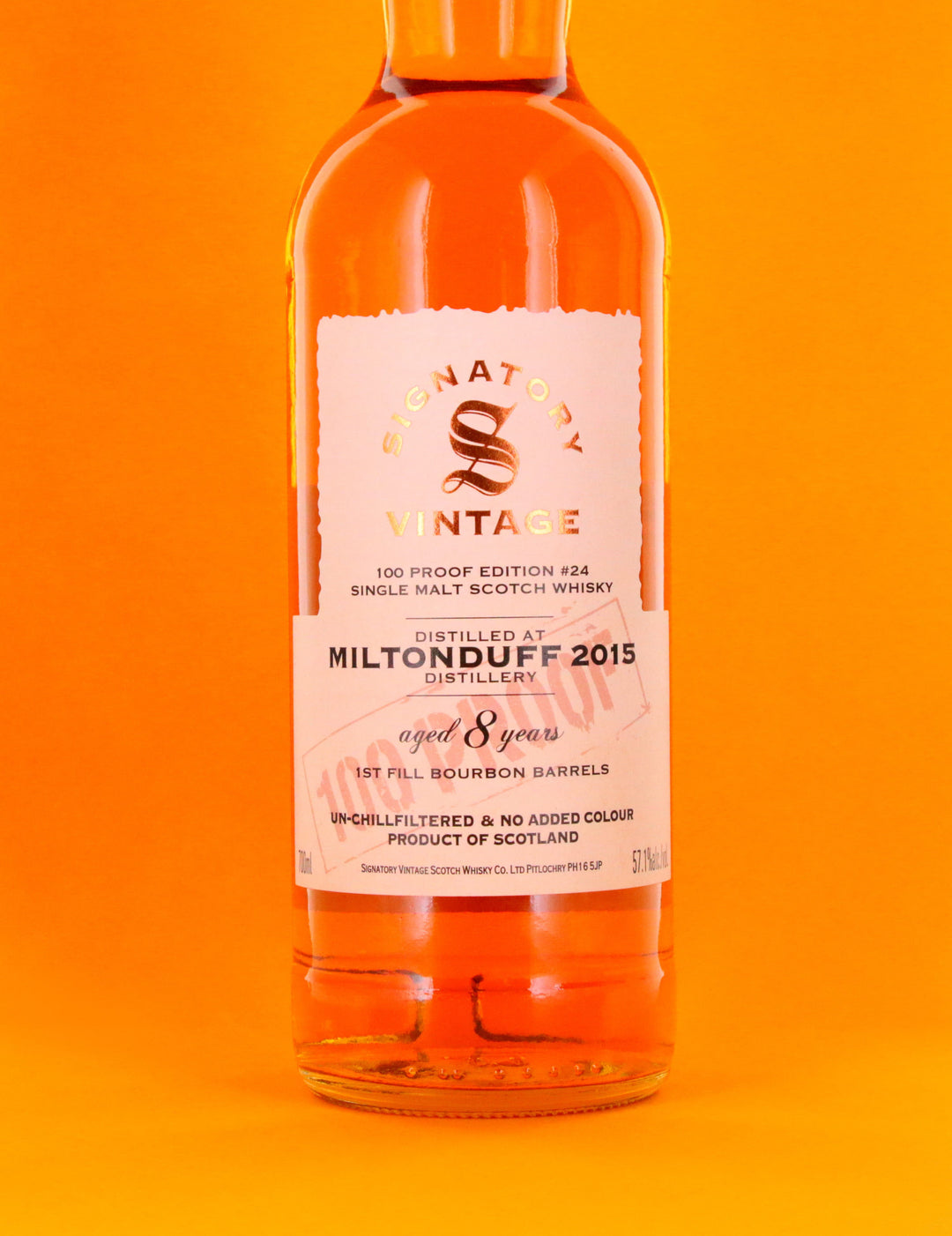 Miltonduff - Highland Single Malt Whisky 8 Ans
