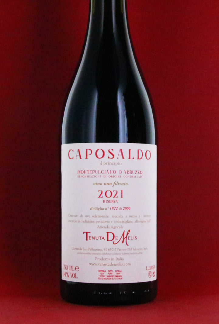 Tenuta de Melis - Montepulciano d'Abruzzo "Caposaldo" 2021