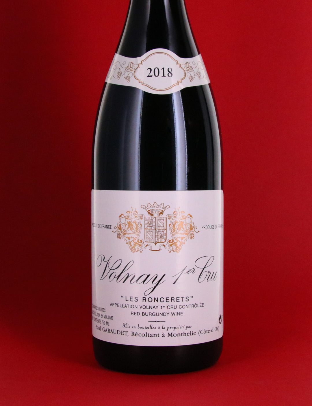 Domaine Paul Garaudet - Volnay 1er Cru "Les Roncerets" 2018