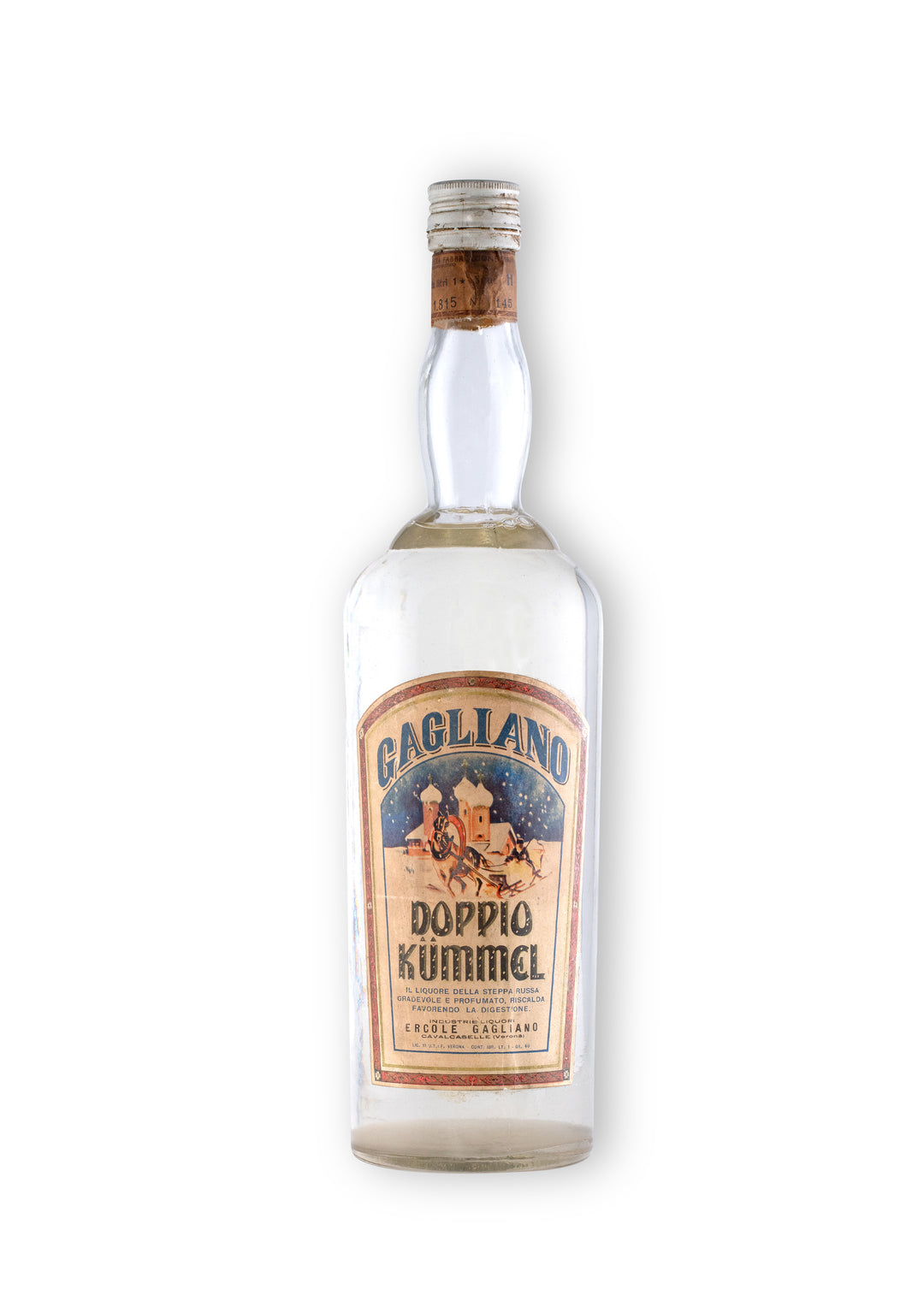 Gagliano - Liqueur Doppio Kummel  1960/1970