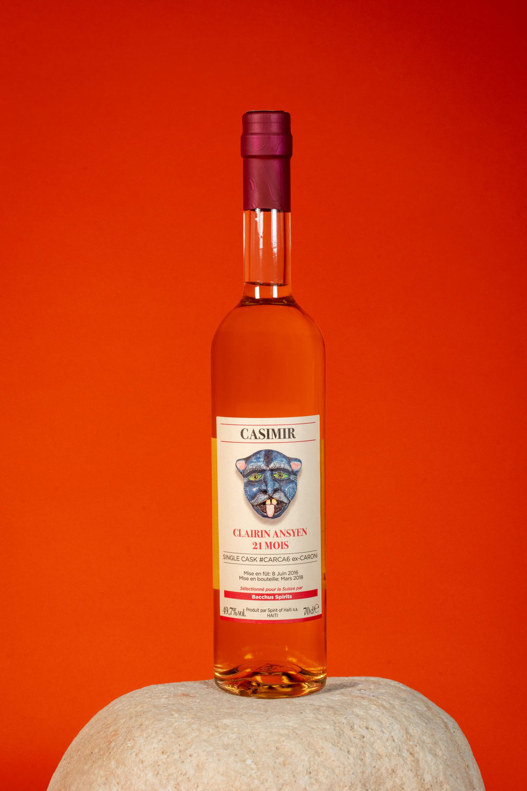 Clairin Ansyen Casimir Ex-Caroni Cask "Edition Bacchus Spirits" 21 Monate